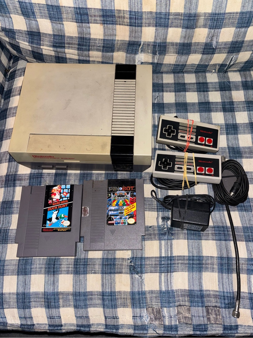 Original Nintendo NES console bundle